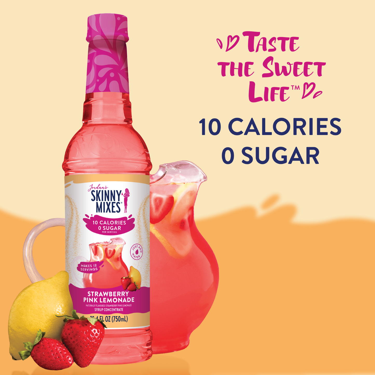 Strawberry Pink Lemonade Syrup Concentrate