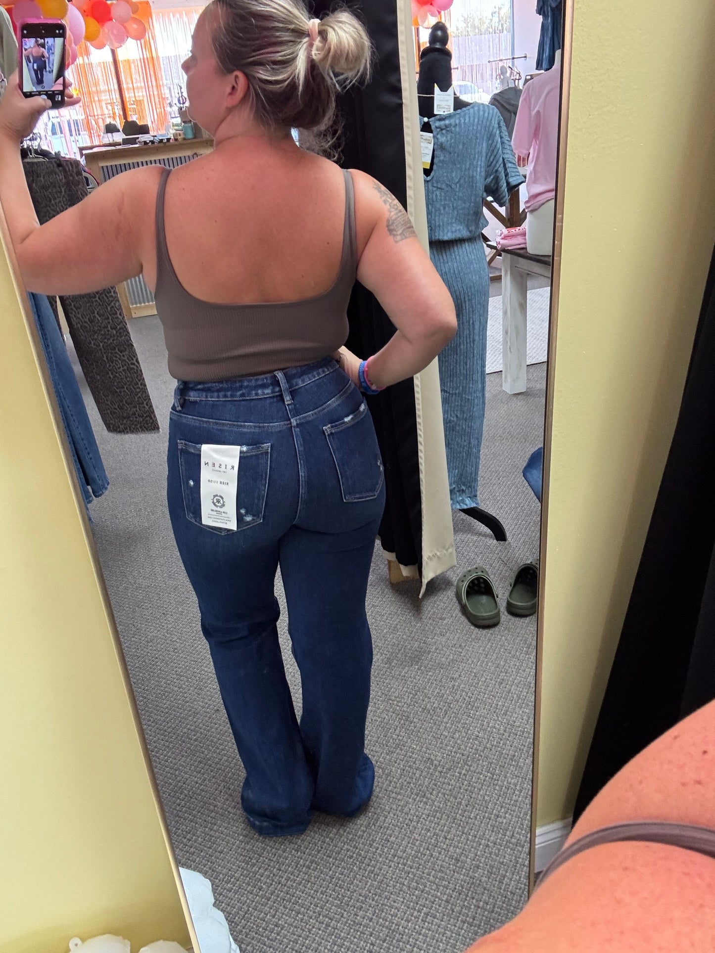 Wide Leg {Tummy Control} Jeans