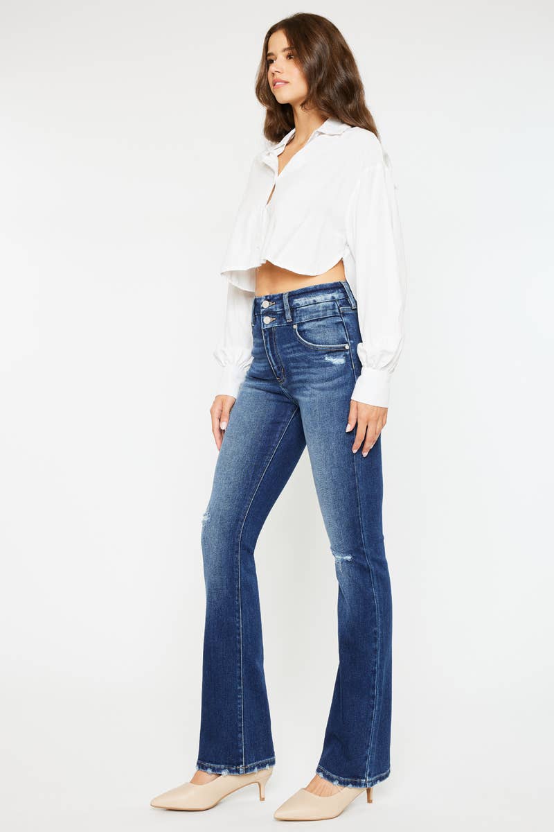 HIGH RISE BOOTCUT JEANS