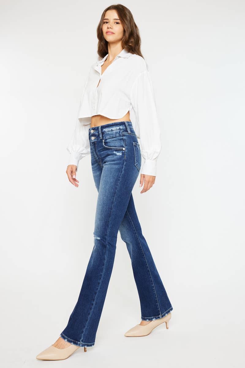 HIGH RISE BOOTCUT JEANS