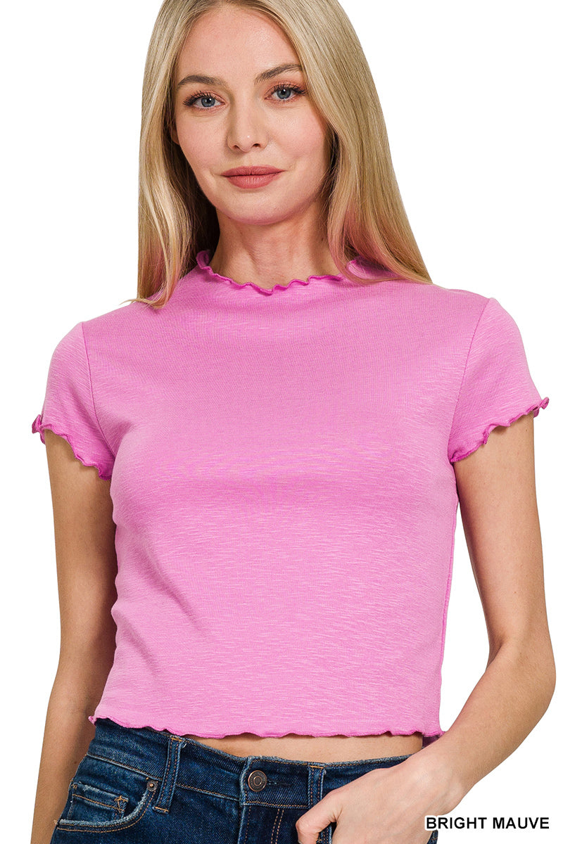 Lettuce Trim Cropped T