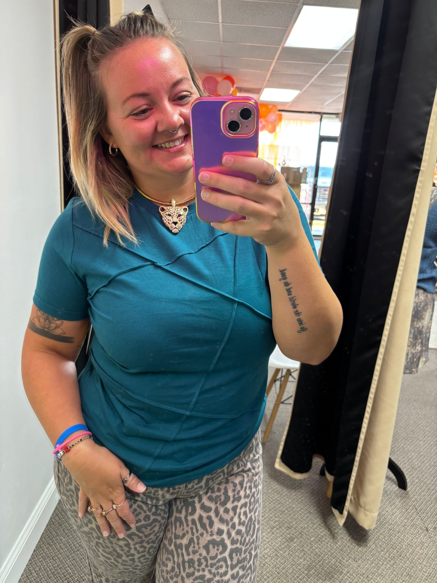 Sapphire Blue Top