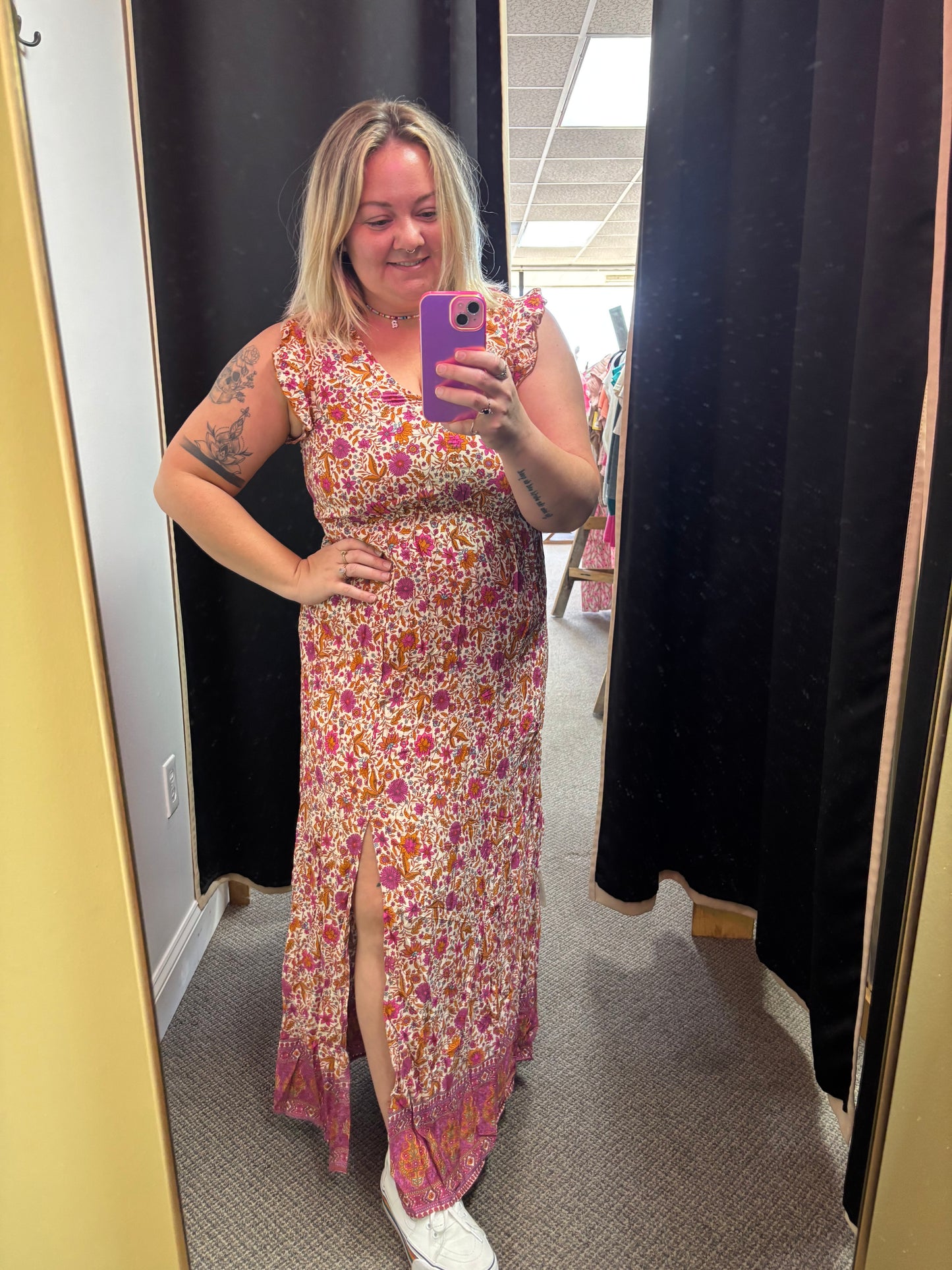 Boho Floral Spring Dress