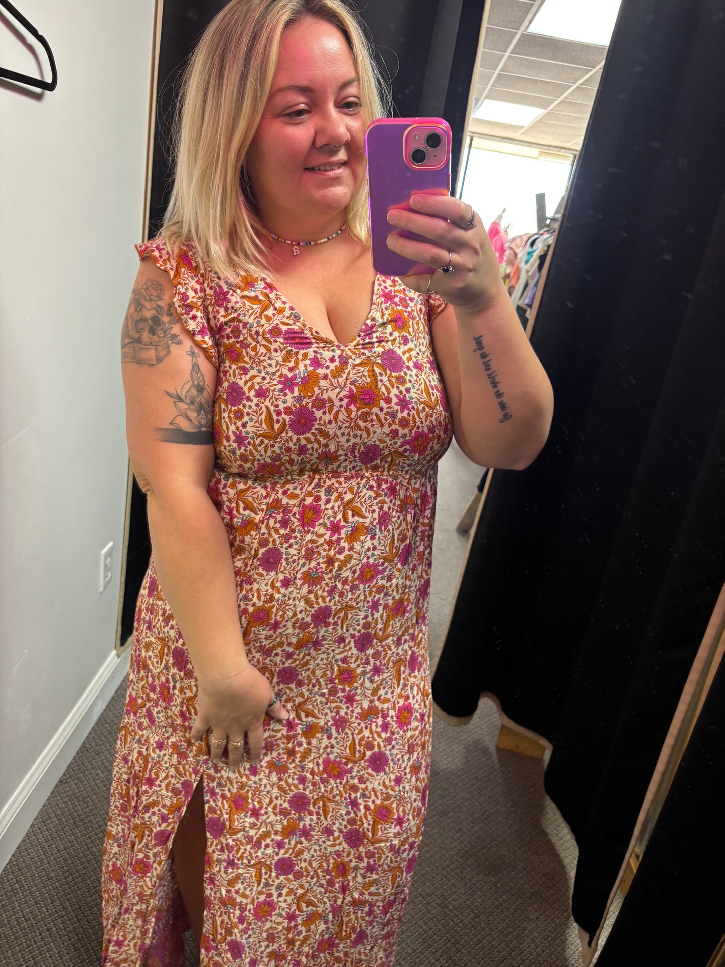 Boho Floral Spring Dress