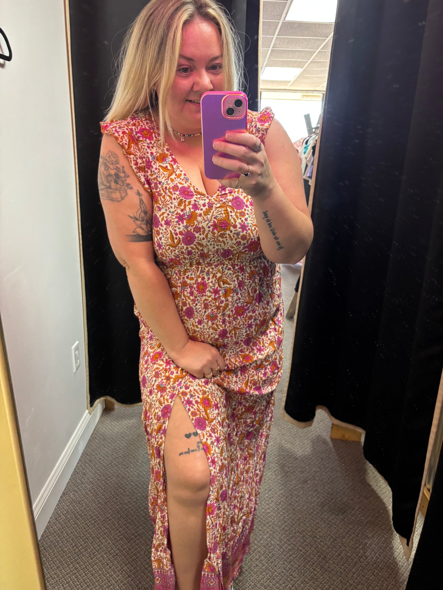 Boho Floral Spring Dress
