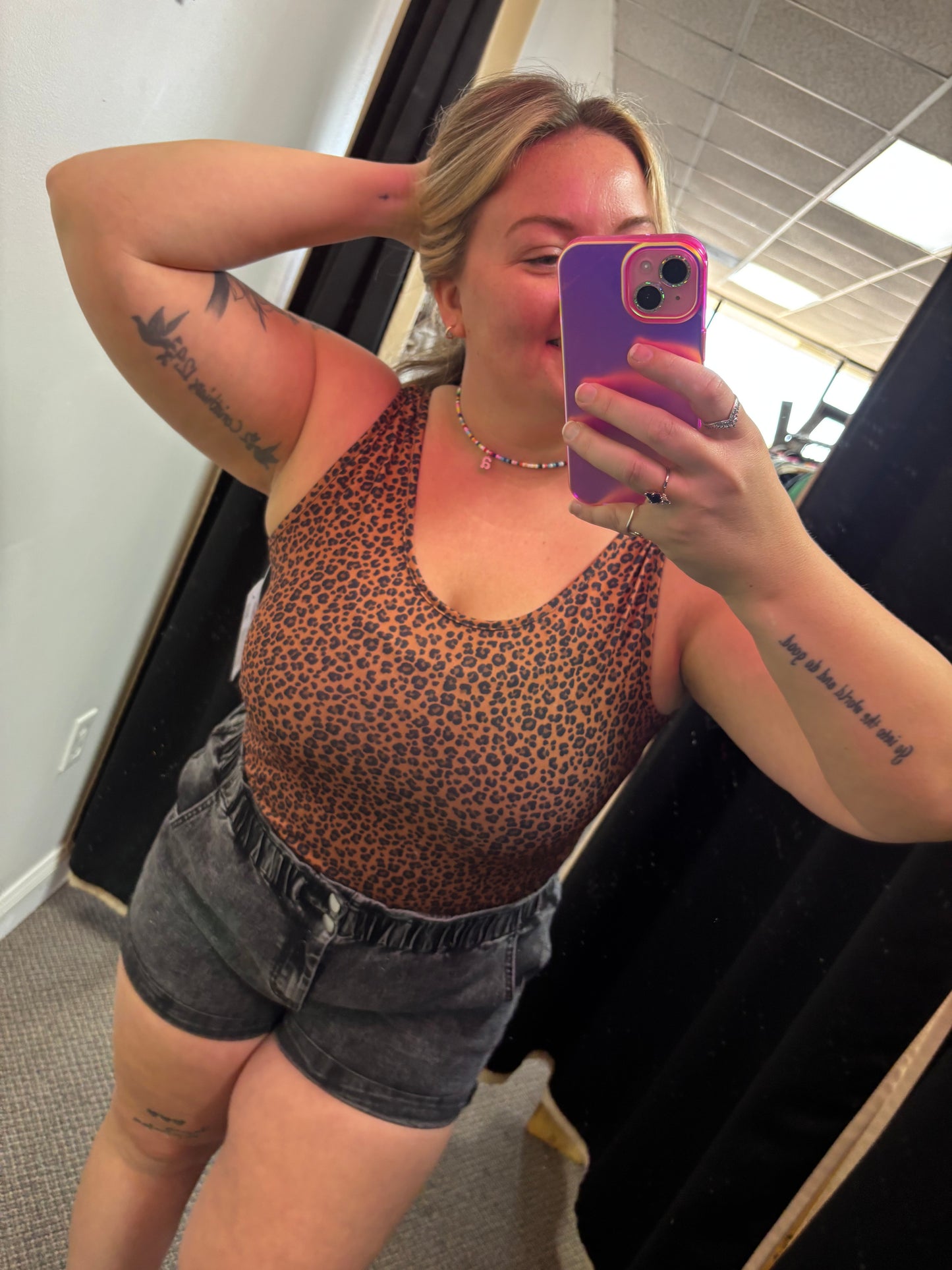 Cheetah Print Body Suit