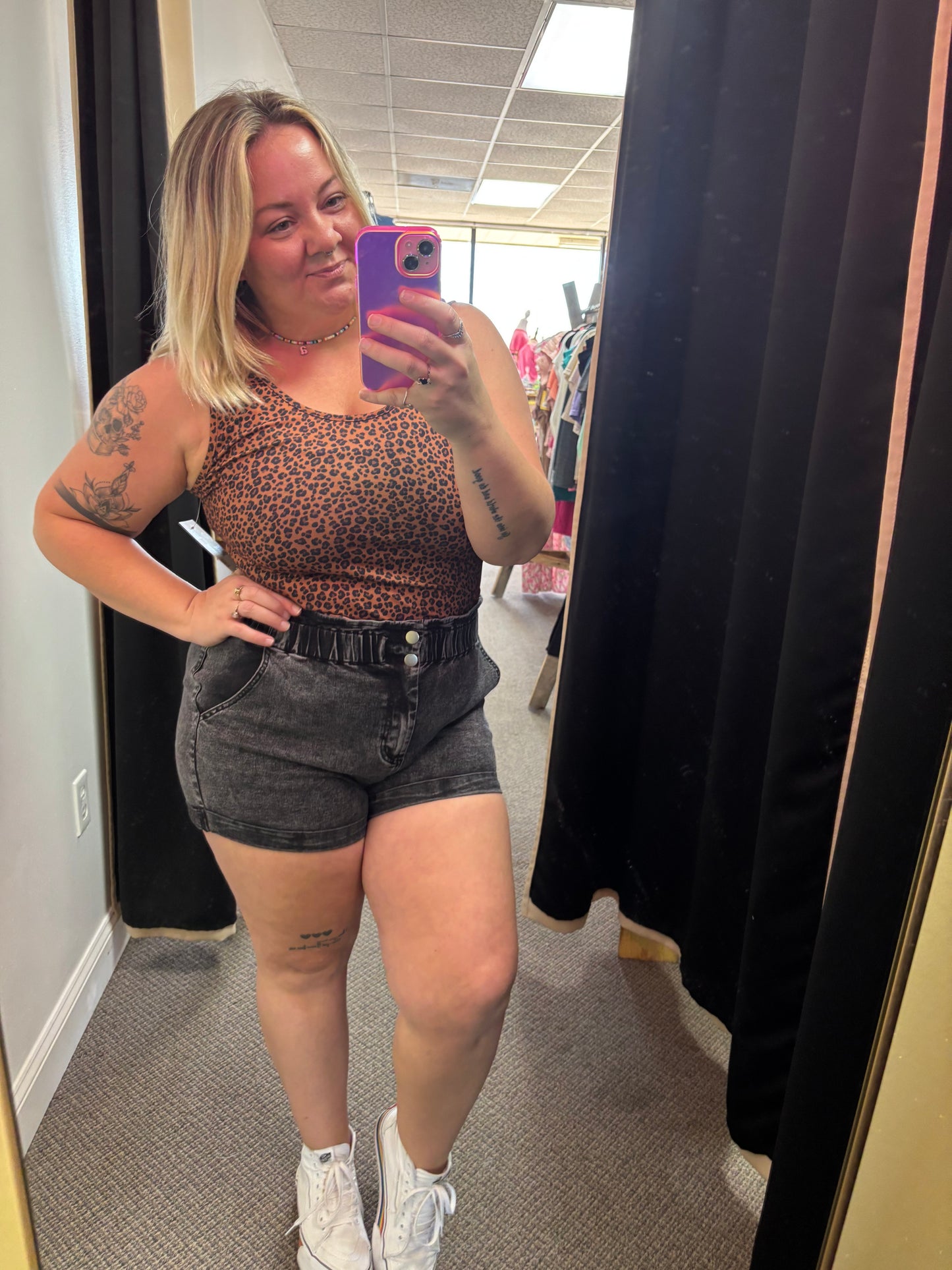 Cheetah Print Body Suit