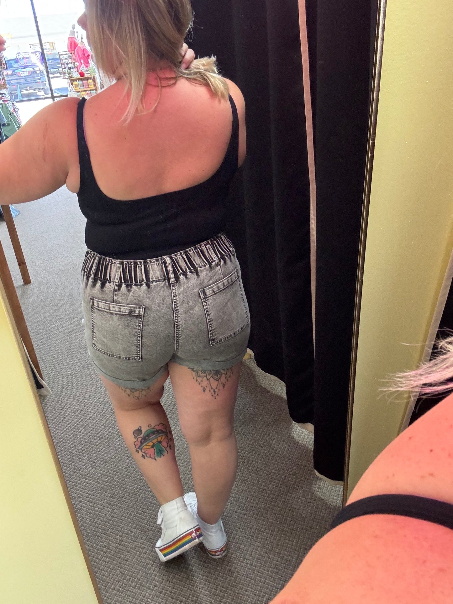 Zip Front Shorts