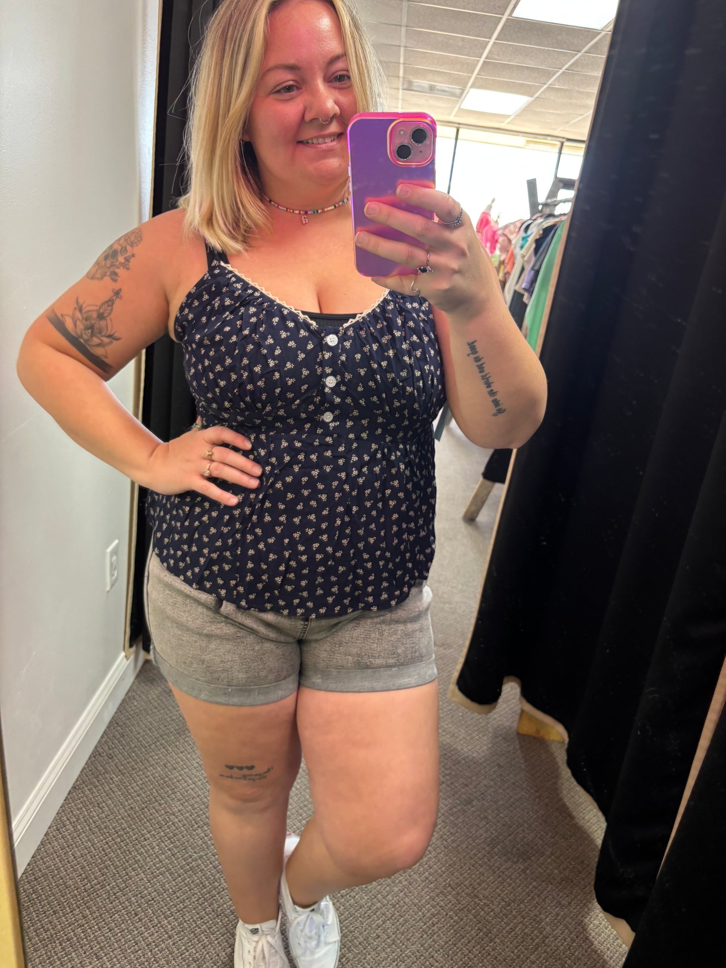 Navy Blue Tank