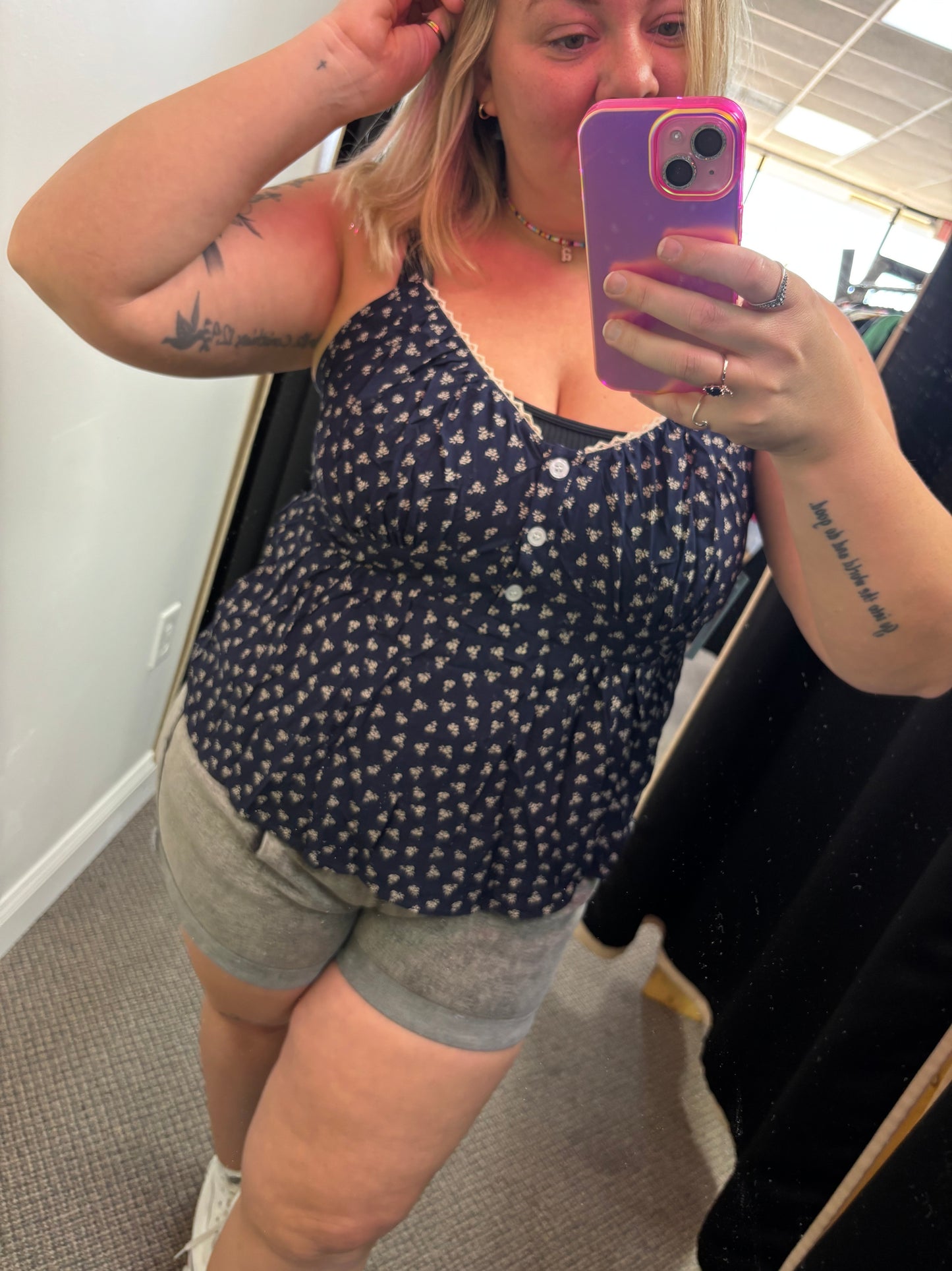 Navy Blue Tank