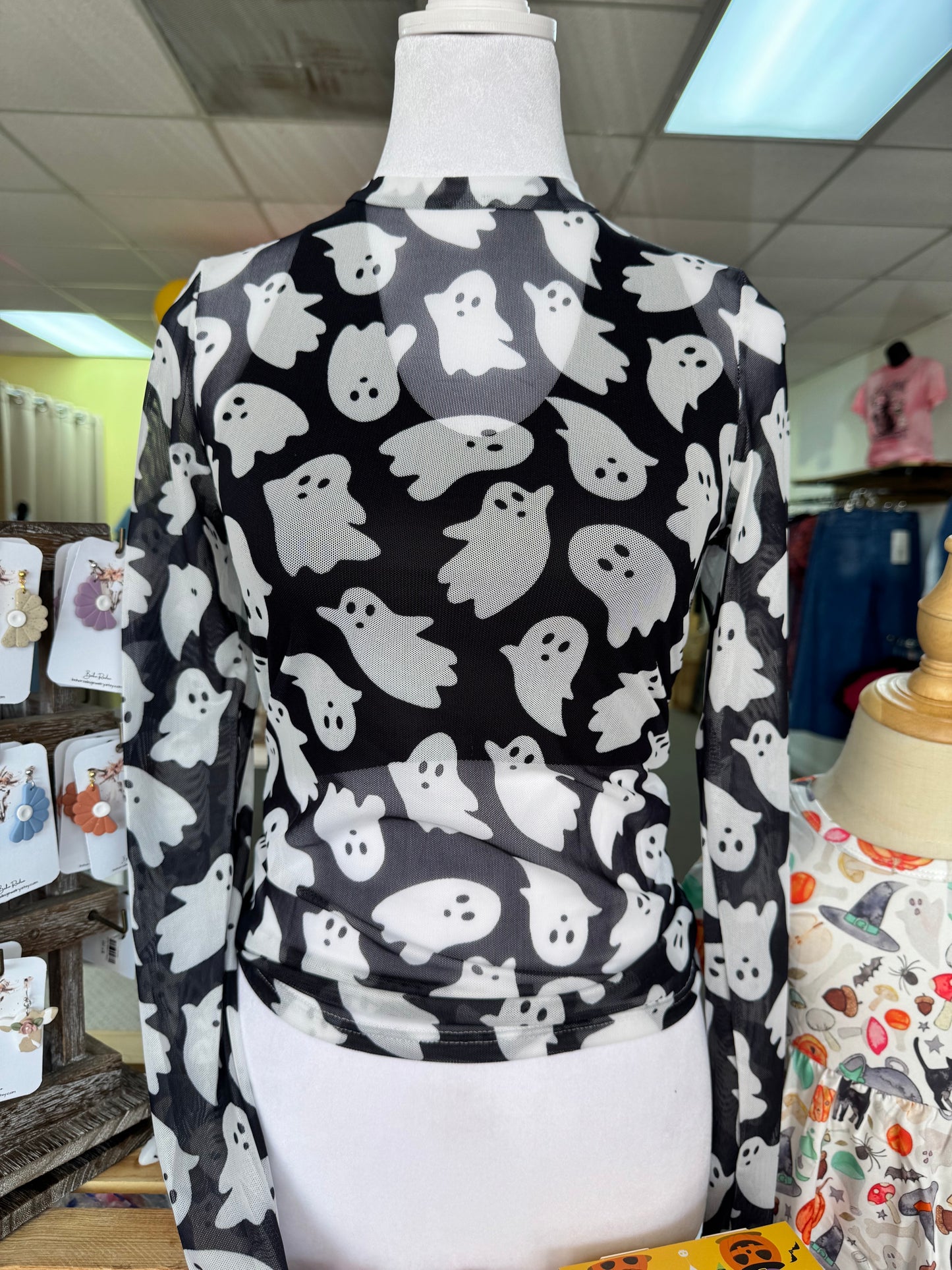 Ghost Sheer Long Sleeve