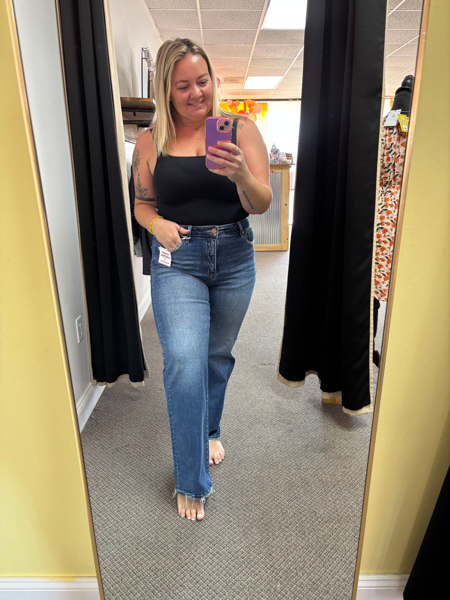 Straight Cut | NonDistress {Tummy Control} Jeans