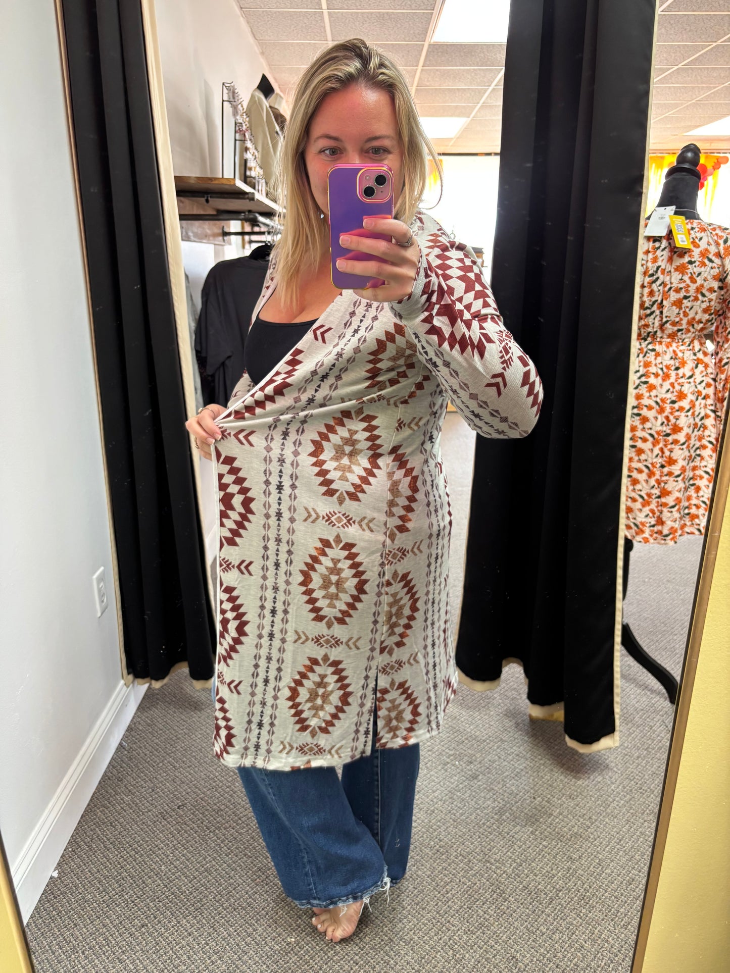 Aztec Light Cardigan