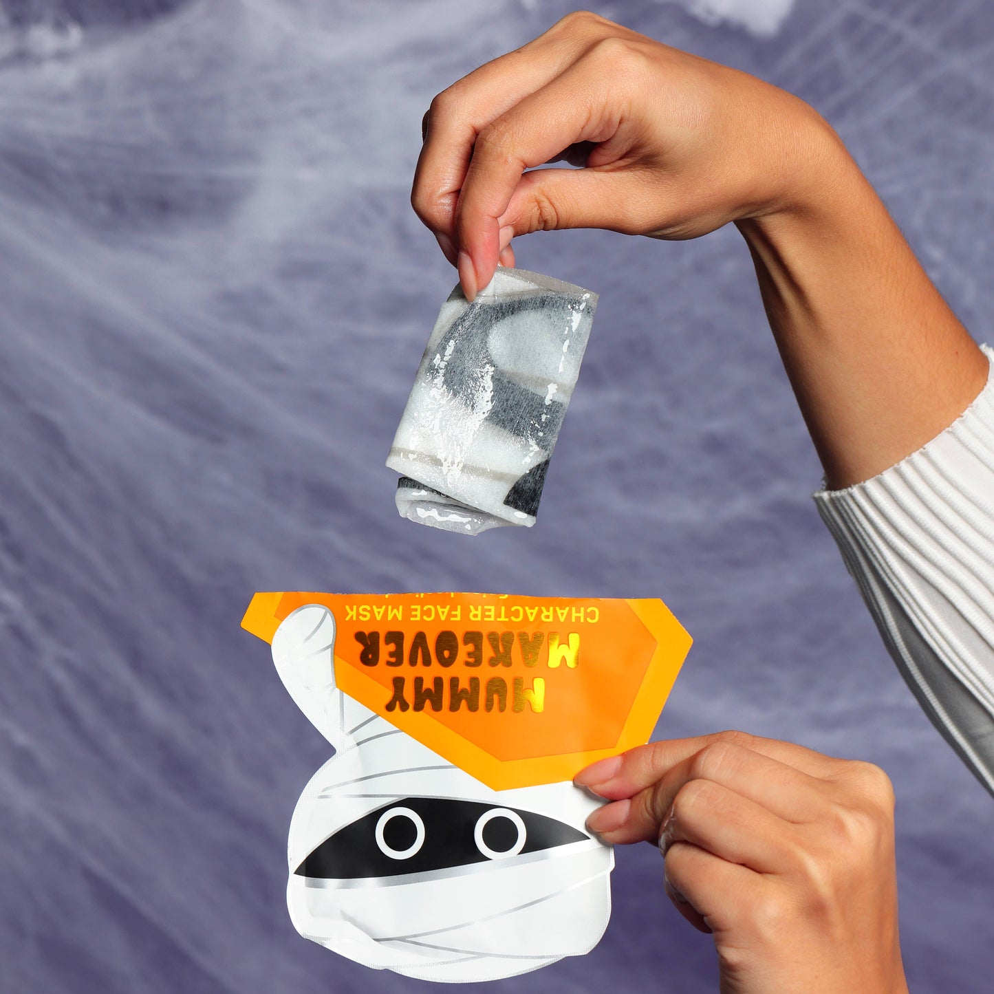 Korean Halloween Sheet Masks – Witch, Mummy, Cat