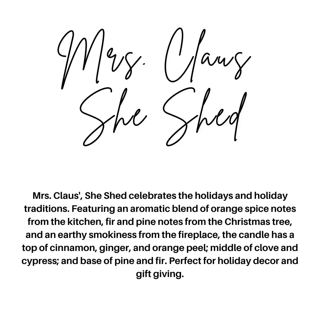 MRS. CLAUS', SHE SHED | 4 OZ | HOLIDAY | LINEN SPRAY