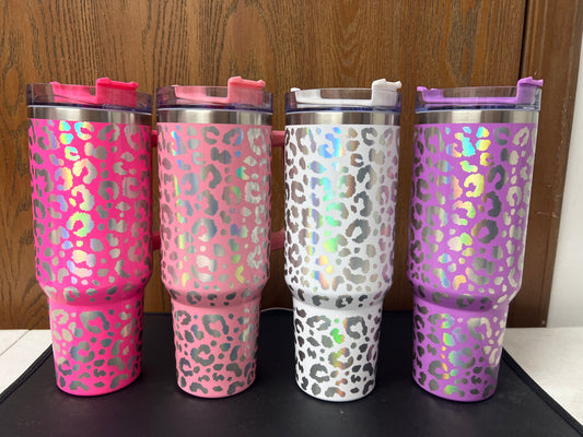 Leopard tumblers