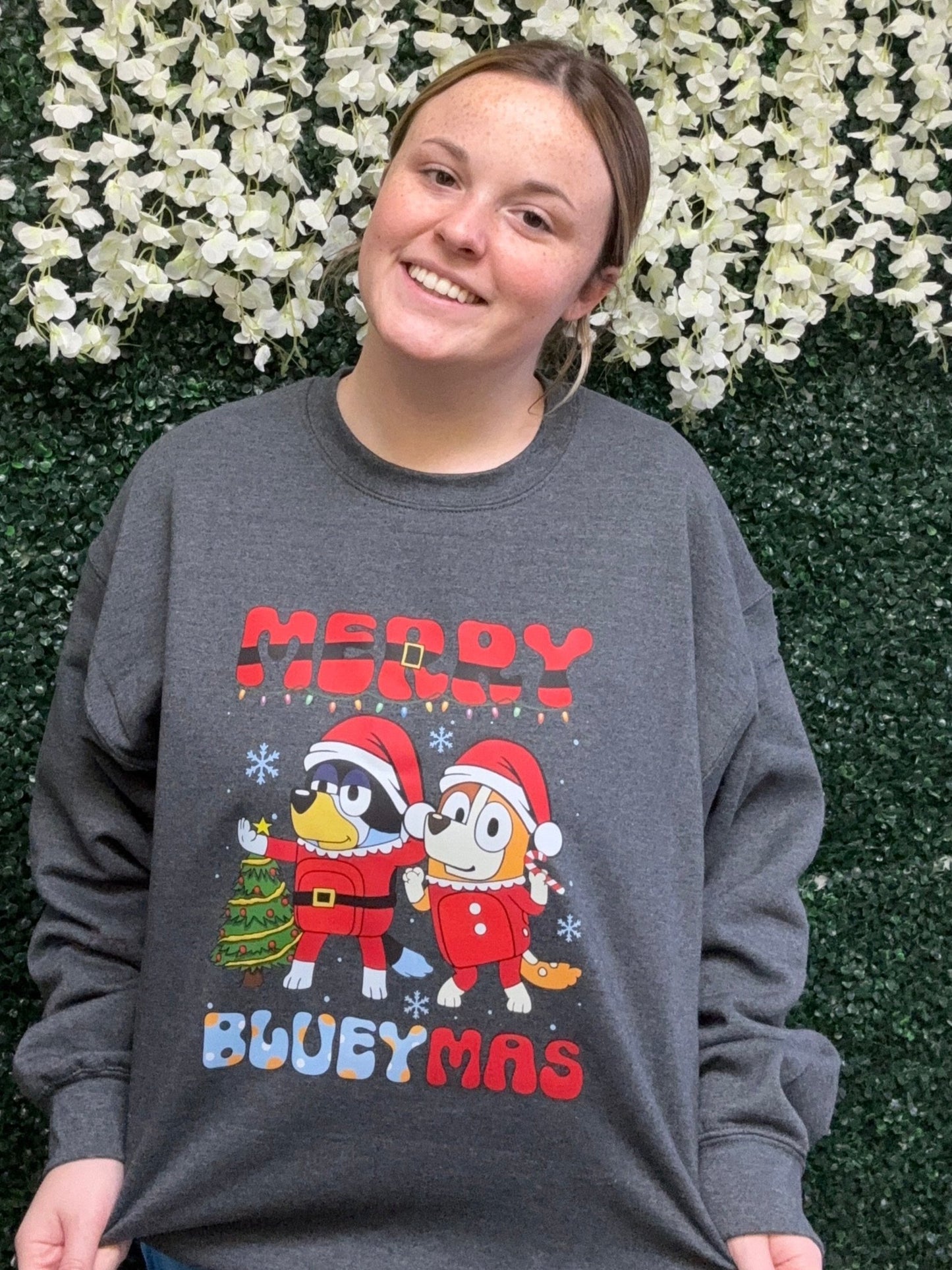 Blu*y christmas sweatshirt