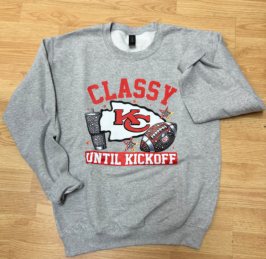 Classy Until Kickoff Sweatshirt