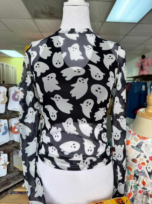 Ghost Sheer Long Sleeve