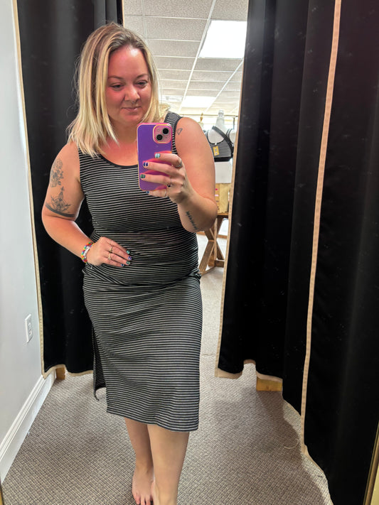 Stripe Casual Dress