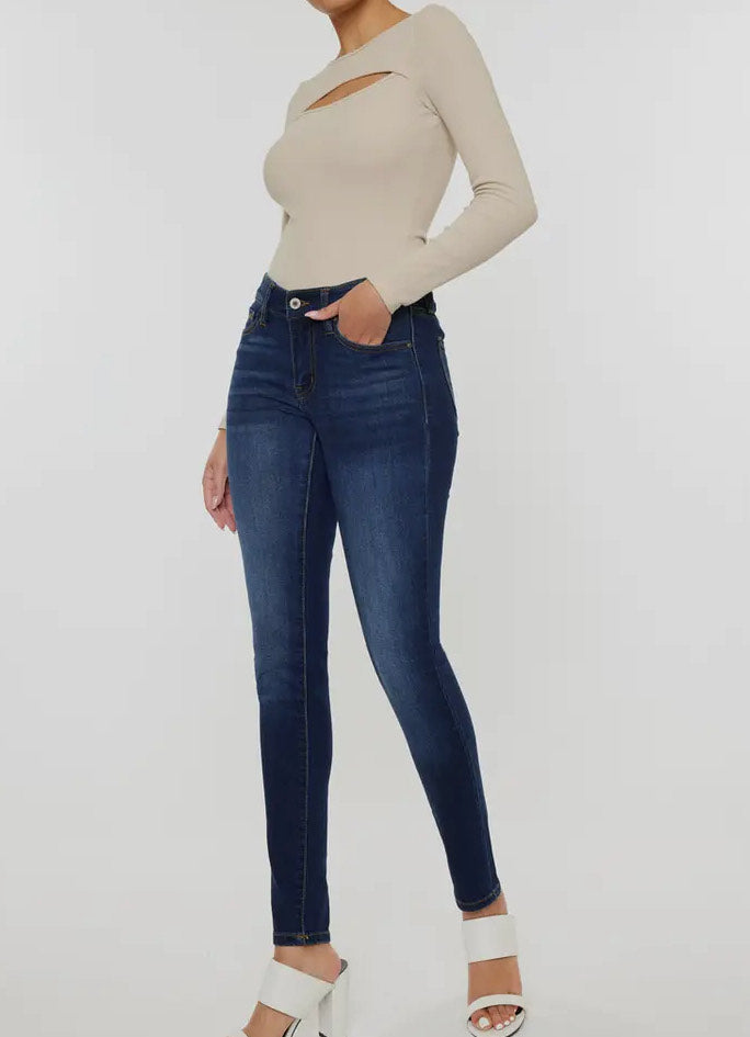 Dark, Skinny Kancan Jeans