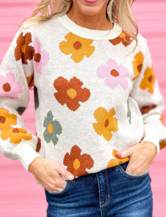 Flower Power Sweater