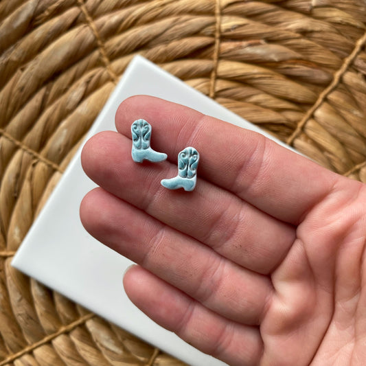 Teal Boot Studs