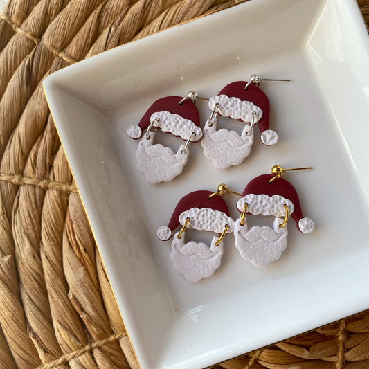 Santa Earrings