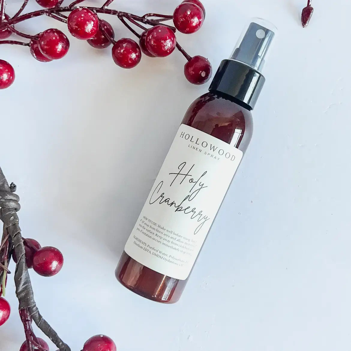 HOLY CRANBERRY | 4 OZ | HOLIDAY | LINEN SPRAY